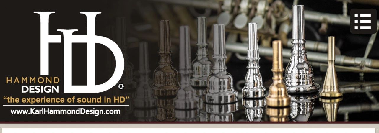 Hammond Design 11L Trombone Large Stem Mouthpiece